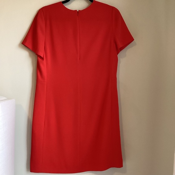 BABATON Patricio Mini Dress Womens 8 Red A-Line Silhouette Career Luxury Classic - Picture 6 of 16